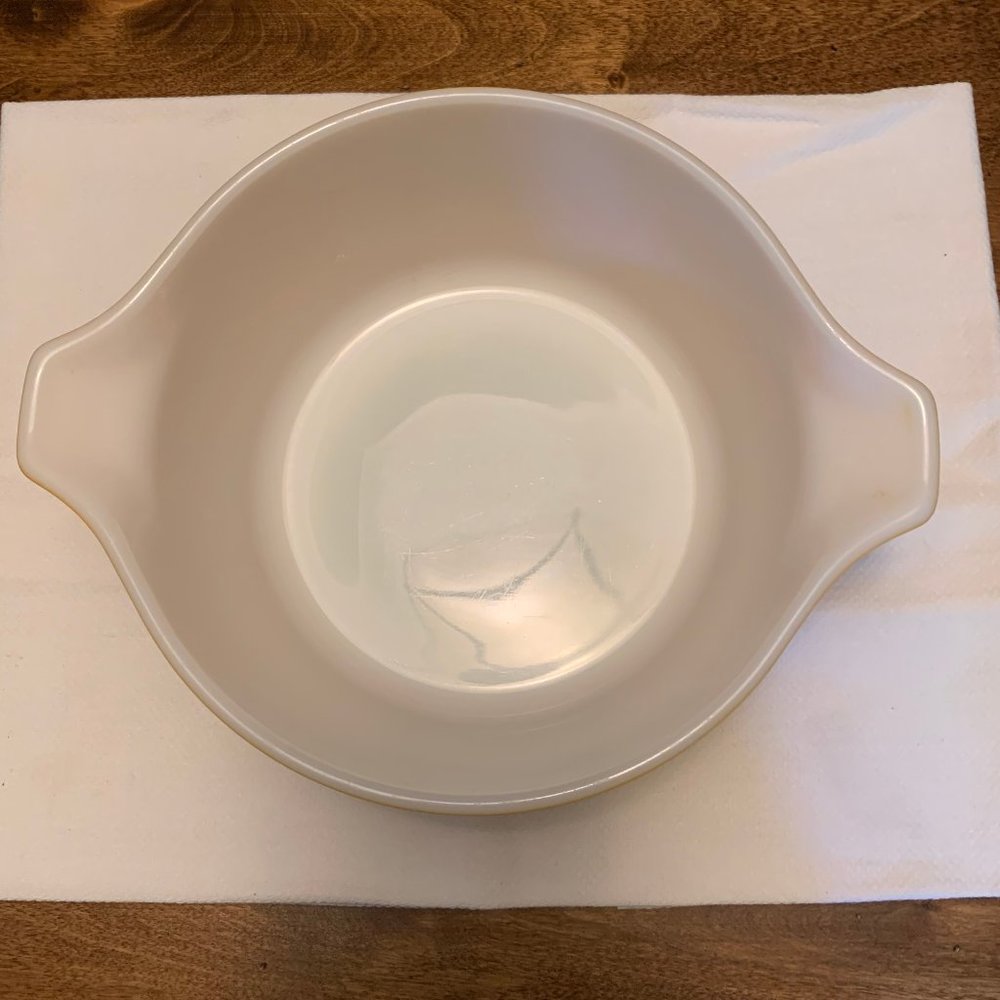 Vintage Pyrex Daisy Orange Casserole Bowl - 474-B - 1 1/2 Qt. - Picture 5 of 12